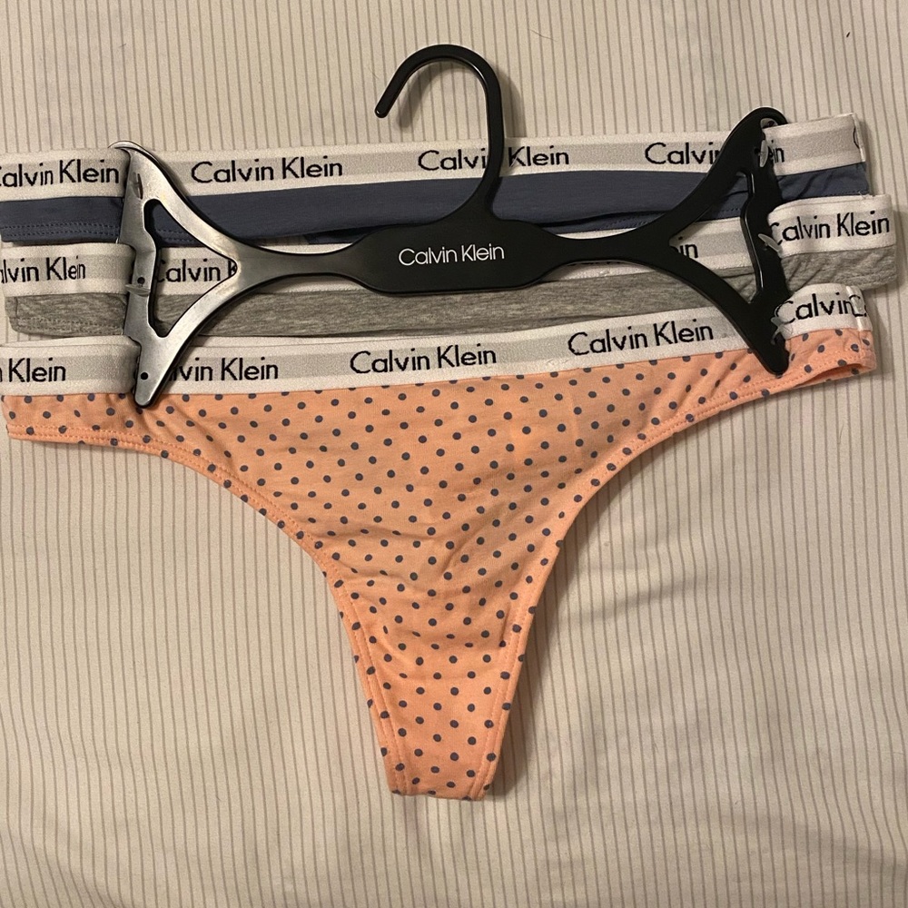 Calvin Klein 3 pair thong underwear